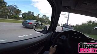 Hey, I fucked this tiny teen who was broken down on the road!