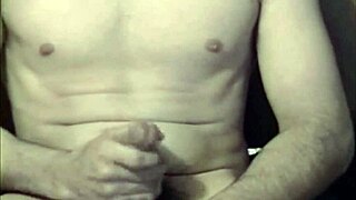 back in 1999, just a teen messing around, jacking off in this retro blue film vibe.