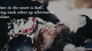 I had hot sexs with my partner after playing in the cold snows