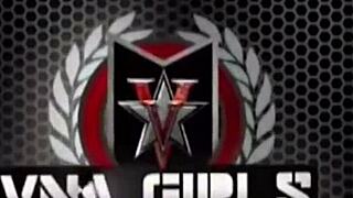 Guys, watch big boobed Vicky Vette drilling her tight ass with huge dildos, so hot!