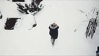 I had hot sexs with my partner after playing in the cold snows