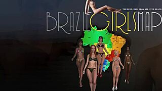 Tourist Hooks Up with Clara Lady Snow Brasil!