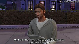 Big Tits Student Banged by Teacher with Creampie in Sims 4 Scene