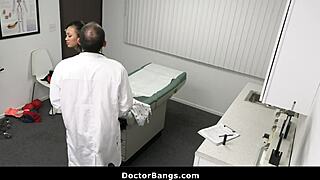 Does this shy Asian sports teen need the doctor's cock for relief? - Madi Laine