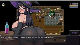 Lost lagoon harem hentai game ep 4: sexy nurse examines male naked for the first time