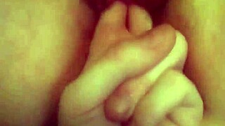 Listen to her moan as I stuff her with a huge dildo