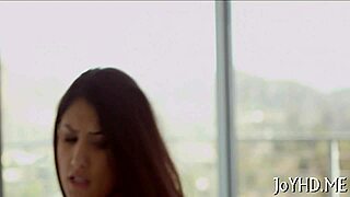 Elegant legal age teen impaled on jock