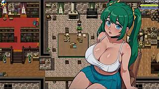 Lost lagoon harem hentai game ep 4: sexy nurse examines male naked for the first time