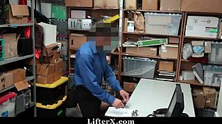 Chubby Teen Caught Stealing, Gets Hardcore Doggystyle Lesson from Old Burglar in Public.