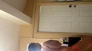 Ginger Paris, fat latina bbw, DIRTY MASTURBATES in neon orange lingerie
