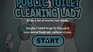 Milf teaches shy boy sex in public bathroom 😏