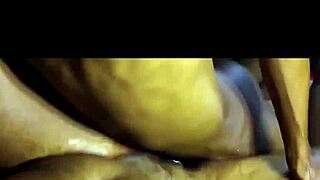 ebony amateur whore rides big black cock while fingering her ass in this home african porn scene with step brother.