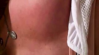 my horny step sister fucks herself in the shower with double penetration