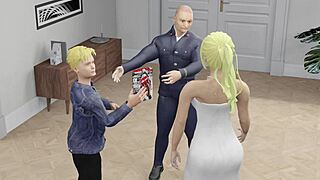 Maya dominates in hot 3some anime action