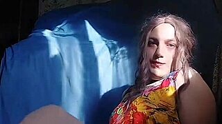 Dude, check this big white ass twerking by a crossdresser sissy amateur!