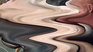 chinese lesbian shares intimate moment with man