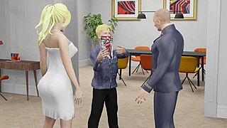 Maya dominates in hot 3some anime action