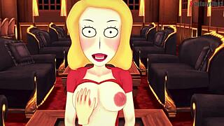 Beth Smith Has Hard Sex In Rick And Morty Fantasy