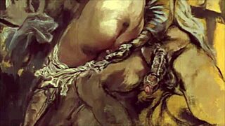 Vintage erotic art collection showcasing retro cartoon styles with unique antique hentai designs