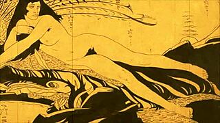 Vintage erotic drawings bring retro charm to life