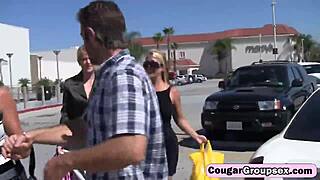Lucky Big Cock Guy Picked Up Horny Group Of Cougarsfs-Hd-1