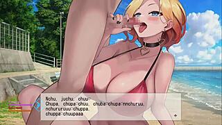 the otherworldly beach adventure begins with wild titty action