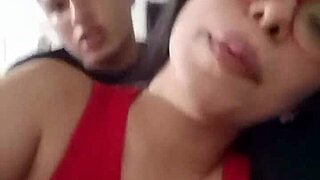 fucking my babysitter on live broadcast, she's sucking my big tits 😏