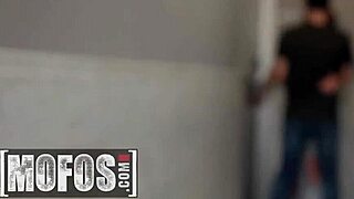 Perv Watches Sexy Brunette Paige Owens Bent Over And Drilled!