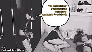 Cuckold Wife Blindfolded With Husband's Friend