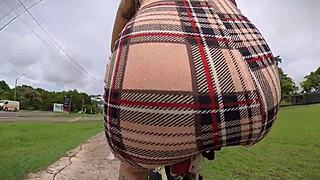 Why ride a bike with a butt plug outdoors?