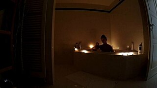 My petite 18+ girlfriend s bathtime voyeur in hidden cam