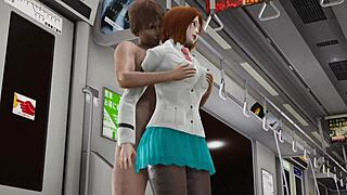 Boku no Hero Ochako Fuck in Metro Full Video