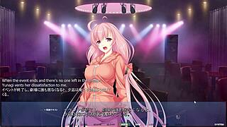 In Akumeru Family Yunagi Route Part 4, Detailed Massage And Feeling Up Stepsis's Big Tits In Front Of Mirror