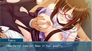 beautiful teacher with glasses spanked in hidden masochism game
