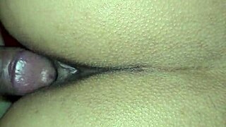 Mature latina pounded doggystyle, big pussy creampied with milk!