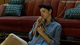 Patricia Charbonneau goes topless in retro Call Me 1988 scene