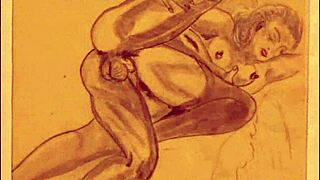 vintage erotic sketches getting me all hyped 😍