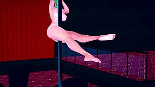 Morrigan's Sheer Halloween Table Dance Fantasy