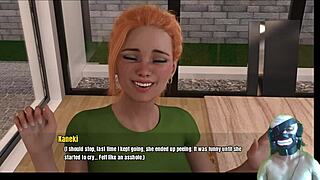 Grandma's house, teaching katy to fuck hard with monster cock in cosplay