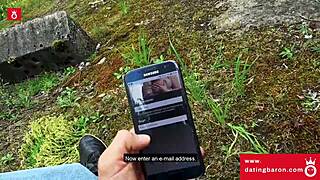 Gothic teen Doreen sucks cock hard on DatingBaron com