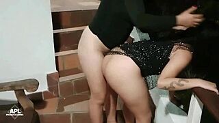 Stepsister Intensely Licks Pussy Of University Friends In Lesbian Orgasm