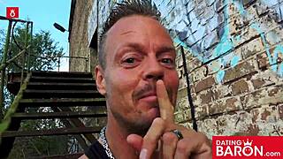 Gothic teen Doreen sucks cock hard on DatingBaron com