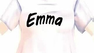 Oh man, Emma was totally naked in that crazy gravure happening with anime hentai vibes!