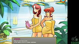 Space Rescue Ep 18: Two Curvy Teens Heat Up Sauna
