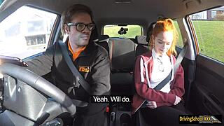 redhead ella hughes swallows cumload outdoors