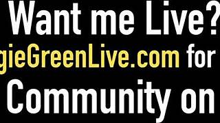 Young Cougar Maggie Green Pussy Fucks Cock for Birthday Blast