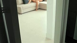 Caught Roommate Watching Porn, She Couldn't Resist Monster Cock in POV