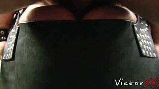 Inked hunk tackle costumed ass with orgy bareback sex gay group blowjob monster cock