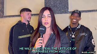 Andrea Lux Interviews Guys and Fucks Them in Hotel