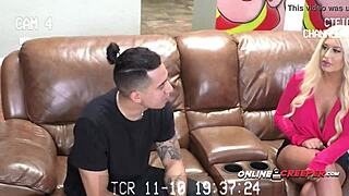 Teen Brandi is contrived into sucking and taking rough Bruno’s big cock